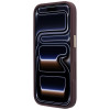 Guess Ring Stand 360 Grained Classic Logo MagSafe kaitsekott Apple iPhone 18 Pro / 17 Pro jaoks, burgundiapunane