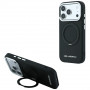 Karl Lagerfeld Ring Stand 360 Saffiano Classic Logo MagSafe kate Apple iPhone 18 Pro / 17 Pro jaoks, must (KF003179)