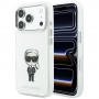Karl Lagerfeld IML Ikonik Sketch Print MagSafe kate Apple iPhone 18 Pro Max / 17 Pro Max jaoks, beež (KLD22794)