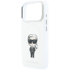 Karl Lagerfeld IML Ikonik Sketch Print MagSafe kate Apple iPhone 18 Pro Max / 17 Pro Max jaoks, beež (KLD22794)