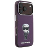 Karl Lagerfeld IML Ikonik Sketch Print MagSafe kate Apple iPhone 18 Pro / 17 Pro jaoks, burgundy