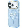 Karl Lagerfeld Script Logo MagSafe kaitsekott Apple iPhone 18 Pro / 17 Pro jaoks, helesinine