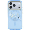 Karl Lagerfeld Script Logo MagSafe kaitsekott Apple iPhone 18 Pro / 17 Pro jaoks, helesinine