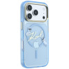 Karl Lagerfeld Script Logo MagSafe kaitsekott Apple iPhone 18 Pro / 17 Pro jaoks, helesinine