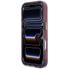 Karl Lagerfeld Peekaboo Logo MagSafe kate Apple iPhone 18 Pro / 17 Pro jaoks, burgundy