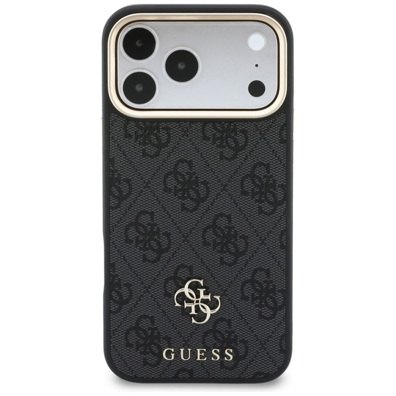 Guess 4G kaitsekott rahakotiga, MagSafe, Apple iPhone 18 Pro / 17 Pro jaoks, must