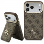 Guess 4G ümbris rahakotiga, MagSafe, Apple iPhone 18 Pro / 17 Pro jaoks, pruun
