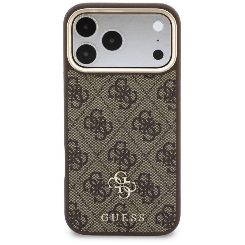 Guess 4G ümbris rahakoti ja kaelarihmaga, MagSafe, Apple iPhone 18 Pro Max / 17 Pro Max jaoks, pruun