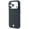 BMW Kevlar Metal Logo MagSafe kaitsekott Apple iPhone 18 Pro / 17 Pro jaoks, antratsiithall