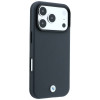 BMW Kevlar Metal Logo MagSafe kaitsekott Apple iPhone 18 Pro / 17 Pro jaoks, antratsiithall
