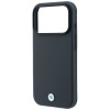 BMW Kevlar Metal Logo MagSafe kaitsekott Apple iPhone 18 Pro / 17 Pro jaoks, antratsiithall