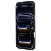 BMW Quilted Pattern Metal Logo ümbris ja rahakotikomplekt Apple iPhone 18 Pro / 17 Pro jaoks, must