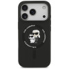 Karl Lagerfeld silikoonkate Karl&Choupette Ring MagSafe Apple iPhone 18 Pro Max / 17 Pro Max jaoks, must