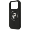 Karl Lagerfeld silikoonkate Karl&Choupette Ring MagSafe Apple iPhone 18 Pro Max / 17 Pro Max jaoks, must