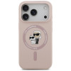 Karl Lagerfeld silikoonkate Karl&Choupette Ring MagSafe Apple iPhone 18 Pro / 17 Pro jaoks, must