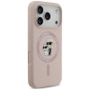 Karl Lagerfeld silikoonkate Karl&Choupette Ring MagSafe Apple iPhone 18 Pro / 17 Pro jaoks, must