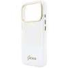 Guess IML Script Metal MagSafe kate Apple iPhone 18 Pro / 17 Pro jaoks, läbipaistev