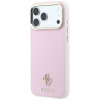 Guess Saffiano Small 4G & Classic Logo MagSafe kott Apple iPhone 18 Pro / 17 Pro jaoks, roosa