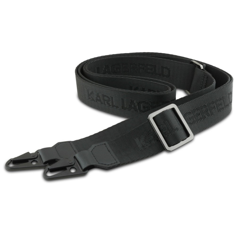 Karl Lagerfeld Saffiano Karl&Choupette Metal Pin CBDY Strap kaitsekott Apple iPhone 18 Pro Max / 17 Pro Max jaoks, must