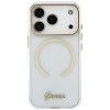 Guess IML Script Metal MagSafe kate Apple iPhone 18 Pro Max / 17 Pro Max, läbipaistev