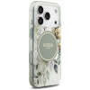 Guess IML Flower & Tonal Circle MagSafe kate Apple iPhone 18 Pro / 17 Pro jaoks, roheline