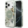 Guess IML Flower & Tonal Circle MagSafe kott Apple iPhone 18 Pro Max / 17 Pro Max jaoks, roheline