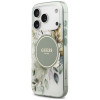 Guess IML Flower & Tonal Circle MagSafe kott Apple iPhone 18 Pro Max / 17 Pro Max jaoks, roheline