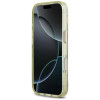 Guess IML Glitter Flowers Triangle MagSafe ümbris Apple iPhone 18 Pro Max / 17 Pro Max jaoks, roheline