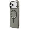 Guess IML Glitter Pearl Strap MagSafe kaitsekott Apple iPhone 18 Pro / 17 Pro jaoks, must