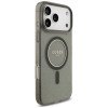 Guess IML Glitter Pearl Strap MagSafe ümbris Apple iPhone 18 Pro Max / 17 Pro Max jaoks, must