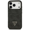 Guess 4G Double Card Triangle kaitsekott Apple iPhone 18 Pro / 17 Pro mudelile, must