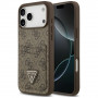 Guess 4G Double Card Triangle kaitsekott Apple iPhone 18 Pro Max / 17 Pro Max, pruun