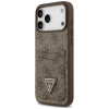 Guess 4G Double Card Triangle kaitsekott Apple iPhone 18 Pro Max / 17 Pro Max, pruun