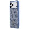 Guess 4G Double Card Triangle kaitsekott Apple iPhone 18 Pro Max / 17 Pro Max, sinine