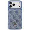 Guess 4G Double Card Triangle kaitsekott Apple iPhone 18 Pro Max / 17 Pro Max, sinine