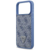 Guess 4G Double Card Triangle kaitsekott Apple iPhone 18 Pro Max / 17 Pro Max, sinine