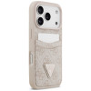 Guess 4G Double Card Triangle kaitsekott Apple iPhone 18 Pro Max / 17 Pro Max, roosa