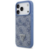 Guess 4G Double Card Triangle kaitsekott Apple iPhone 18 Pro / 17 Pro mudelile, sinine