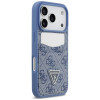Guess 4G Double Card Triangle kaitsekott Apple iPhone 18 Pro / 17 Pro mudelile, sinine