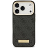 Guess 4G Logo Plate MagSafe kaitsekate Apple iPhone 18 Pro Max / 17 Pro Max, must