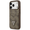 Guess 4G Double Card Triangle kaitsekott Apple iPhone 18 Pro / 17 Pro jaoks, pruun