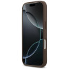 Guess 4G Double Card Triangle kaitsekott Apple iPhone 18 Pro / 17 Pro jaoks, pruun