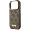 Guess 4G Logo Plate MagSafe kaitseümbris Apple iPhone 18 Pro Max / 17 Pro Max jaoks, pruun