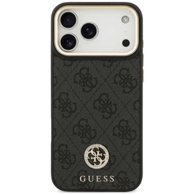 Guess 4G Strass Logo MagSafe kaitsekott Apple iPhone 18 Pro Max / 17 Pro Max, must
