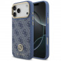 Guess 4G Strass Logo MagSafe kaitsekott Apple iPhone 18 Pro Max / 17 Pro Max jaoks, sinine