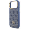 Guess 4G Strass Logo MagSafe kaitsekott Apple iPhone 18 Pro Max / 17 Pro Max jaoks, sinine
