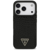 Guess Croco Triangle Logo MagSafe kaitseümbris Apple iPhone 18 Pro / 17 Pro jaoks, must
