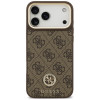 Guess 4G Strass Logo MagSafe kaitsekate Apple iPhone 18 Pro Max / 17 Pro Max jaoks, pruun