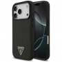 Guess Croco Triangle Logo MagSafe kaitsekott Apple iPhone 18 Pro Max / 17 Pro Max jaoks, must
