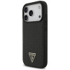 Guess Croco Triangle Logo MagSafe kaitsekott Apple iPhone 18 Pro Max / 17 Pro Max jaoks, must